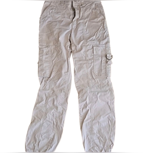 Garage cargo jogger khaki oversized pants size petite small - Picture 1 of 8